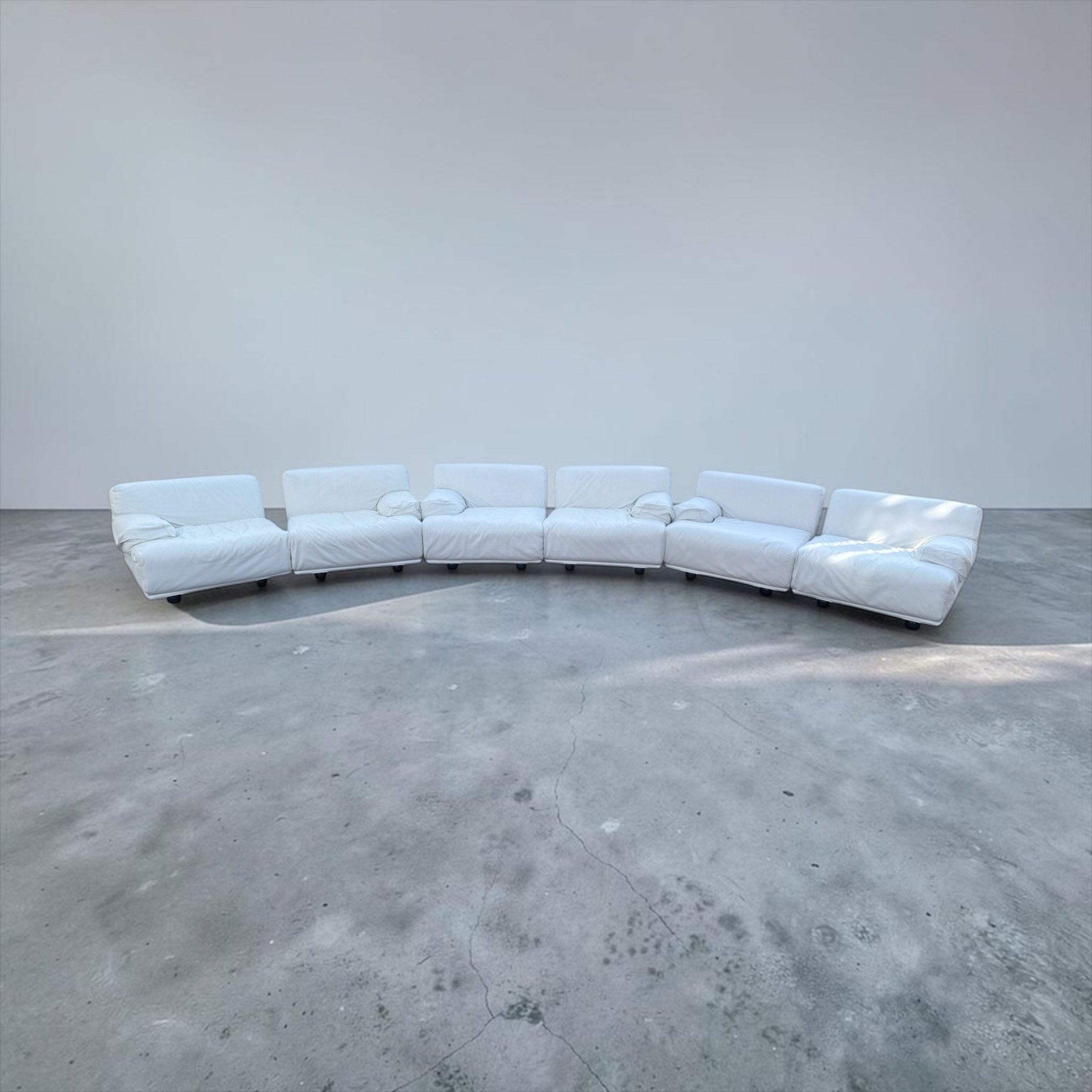 Fiandra 2-Seater Sofa by Vico Magistretti for Cassina, 1970s – Set of 3 11 Fiandra 2-Seater Sofa by Vico Magistretti for Cassina, 1970s – Set of 3 – Bild 10